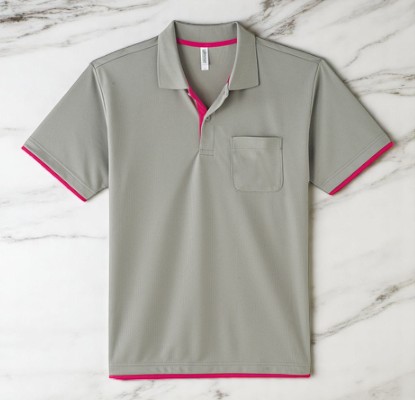 4.4オンスドライレイヤードポロシャツ