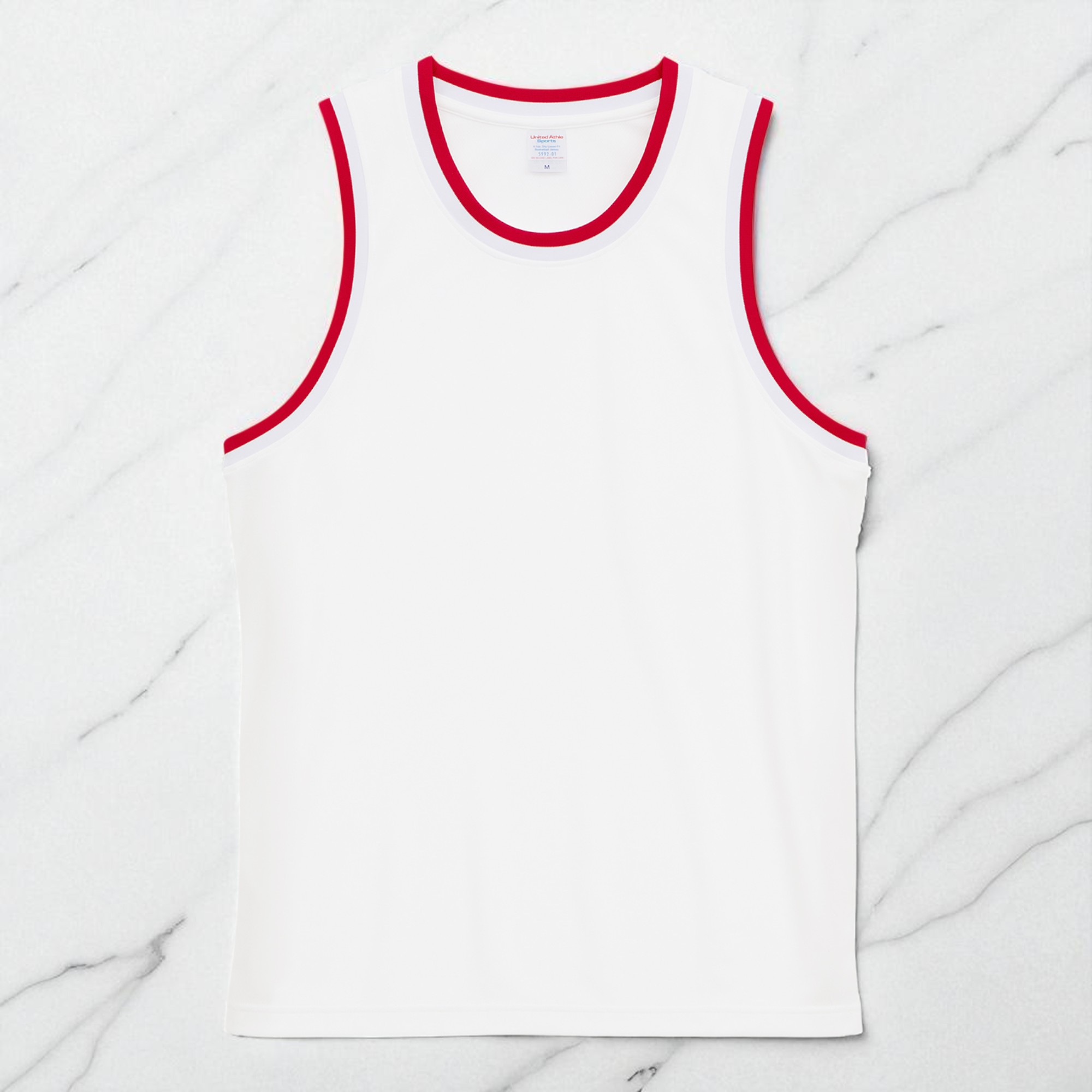 ホワイト/ホワイト/レッド