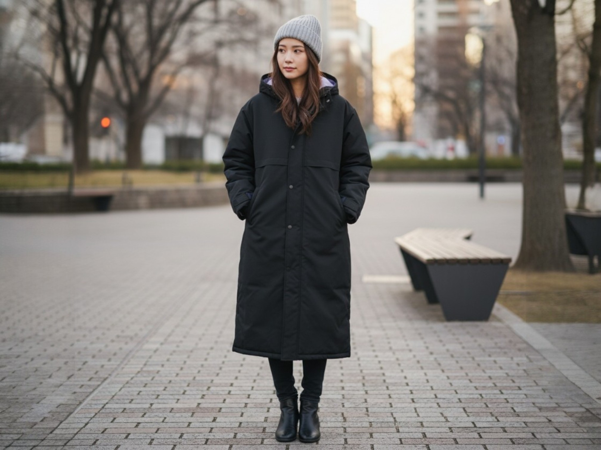 ドライストレッチフーディ（着用例）