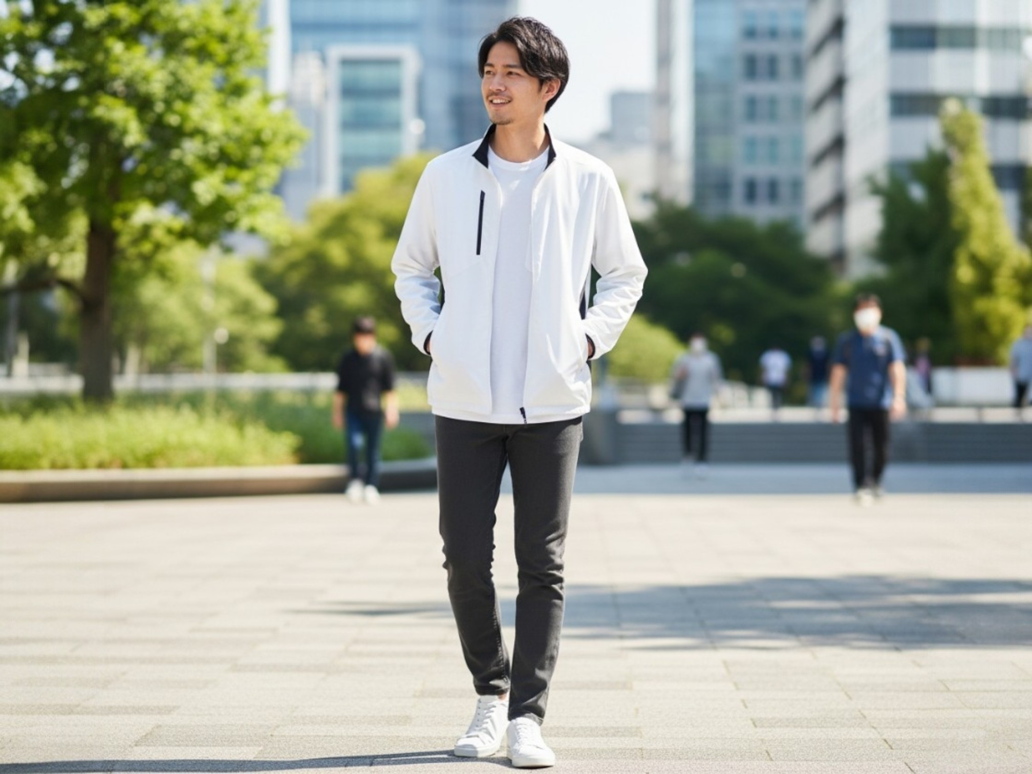 ライトストレッチジャケット（着用例）