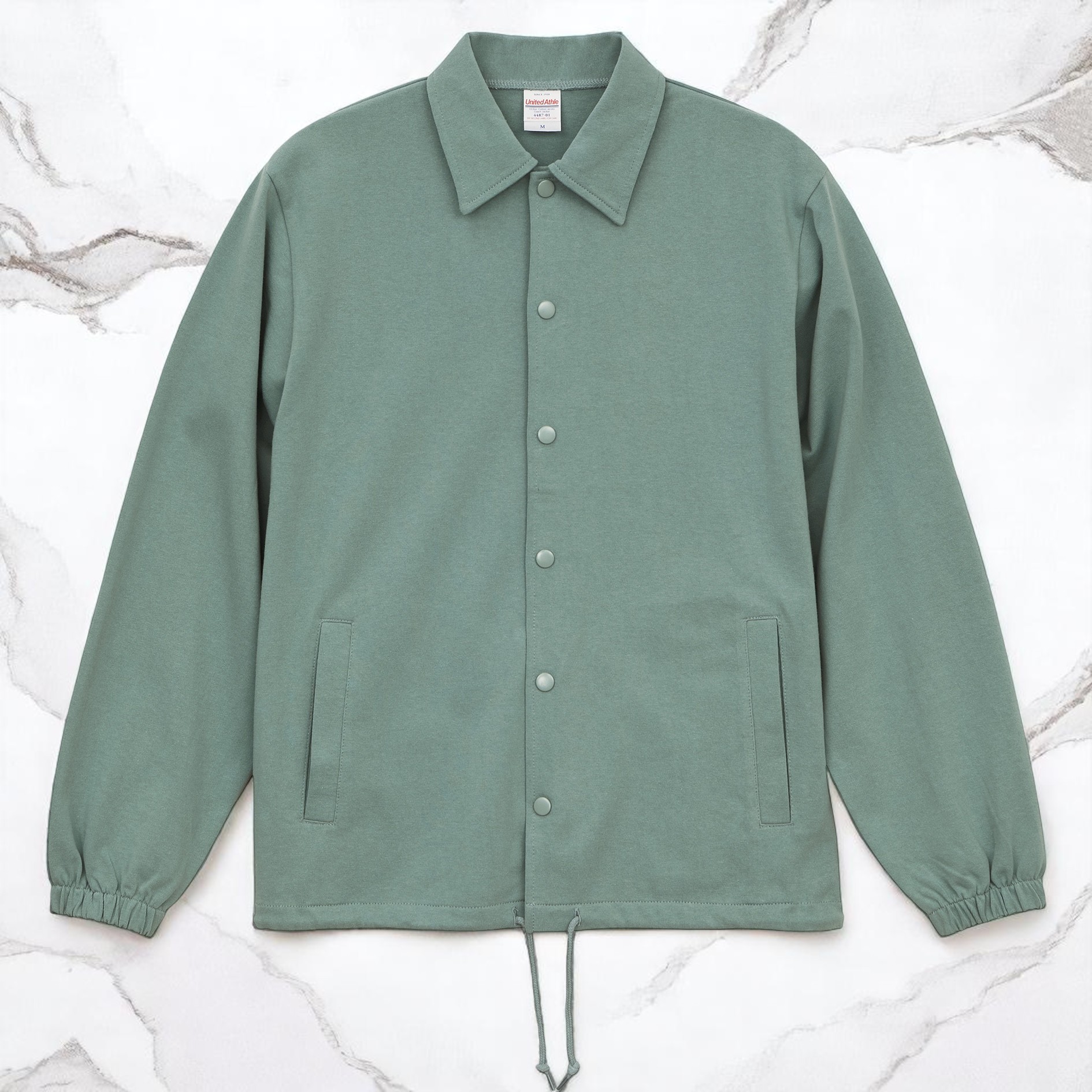 10.0オンス コットン ジャージー コーチ ジャケット（一重）