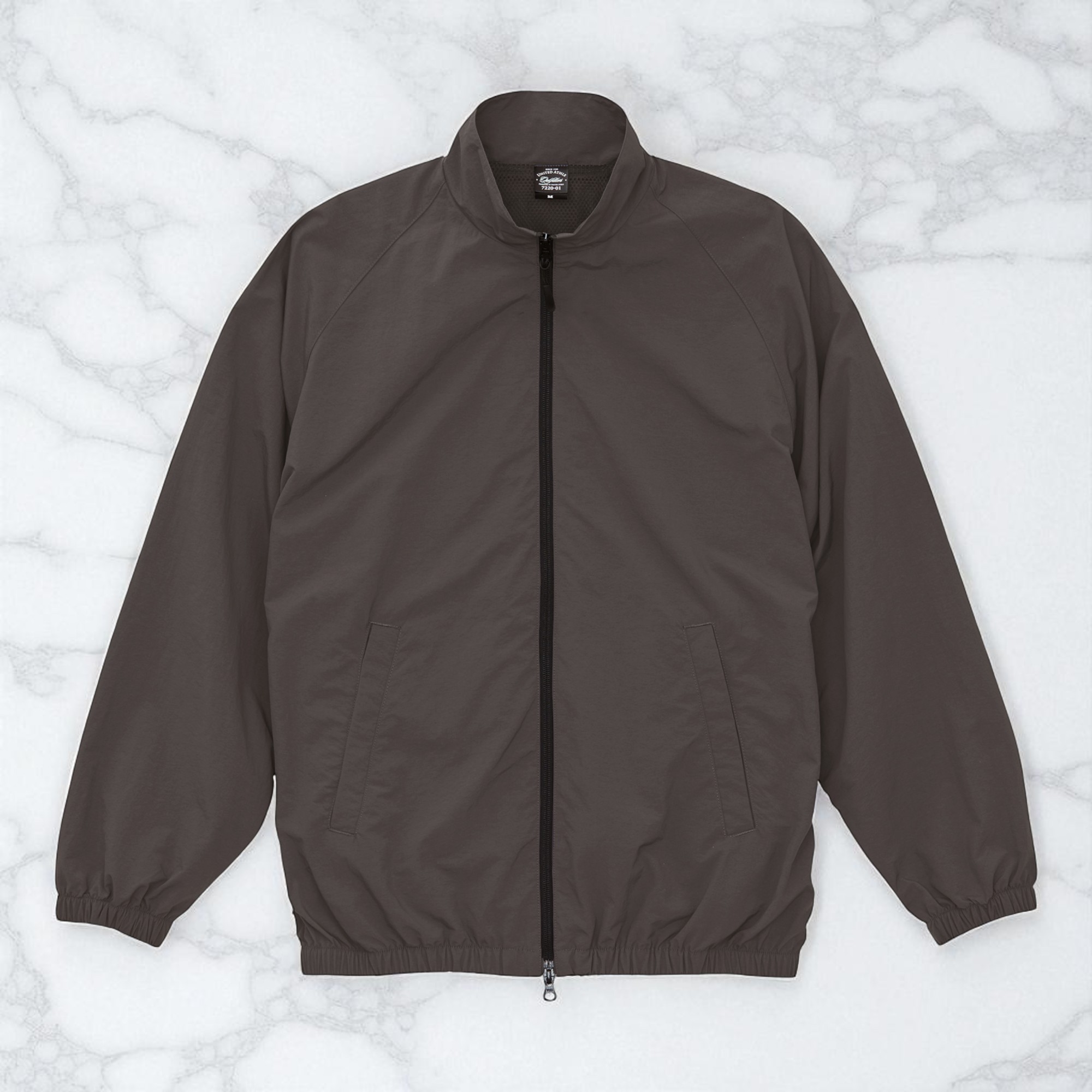 コットンライク ナイロン トレーニング ジャケット（裏地付）