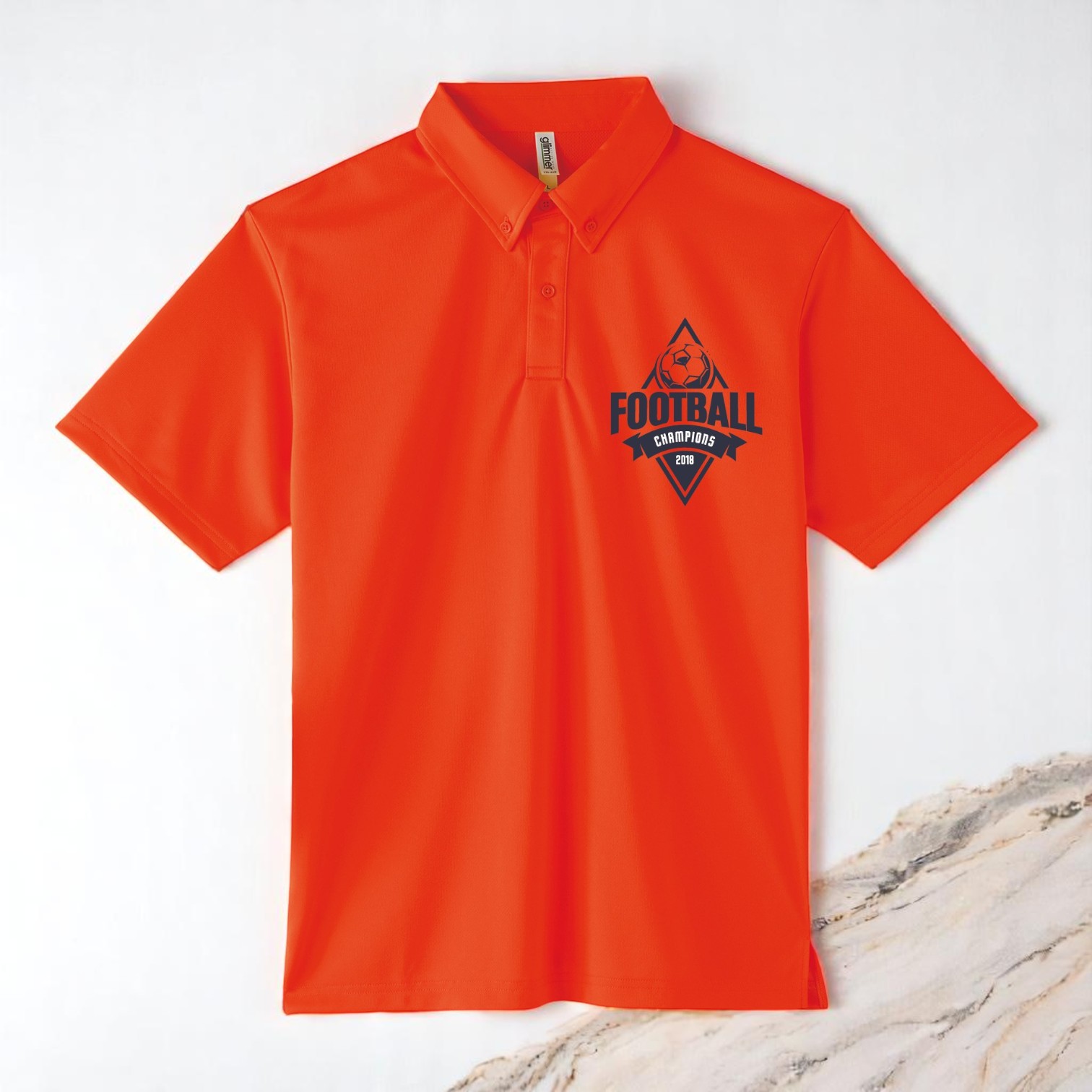 4.4オンスドライボタンダウンポロシャツ