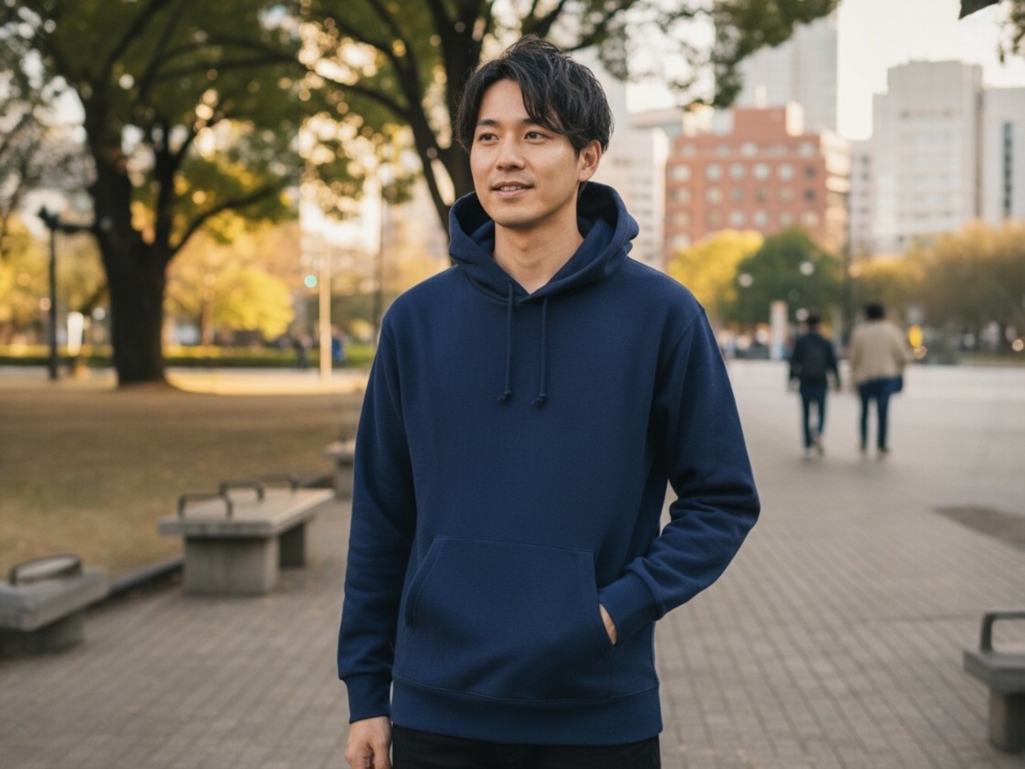 9.7オンススタンダードトレーナー（着用例）