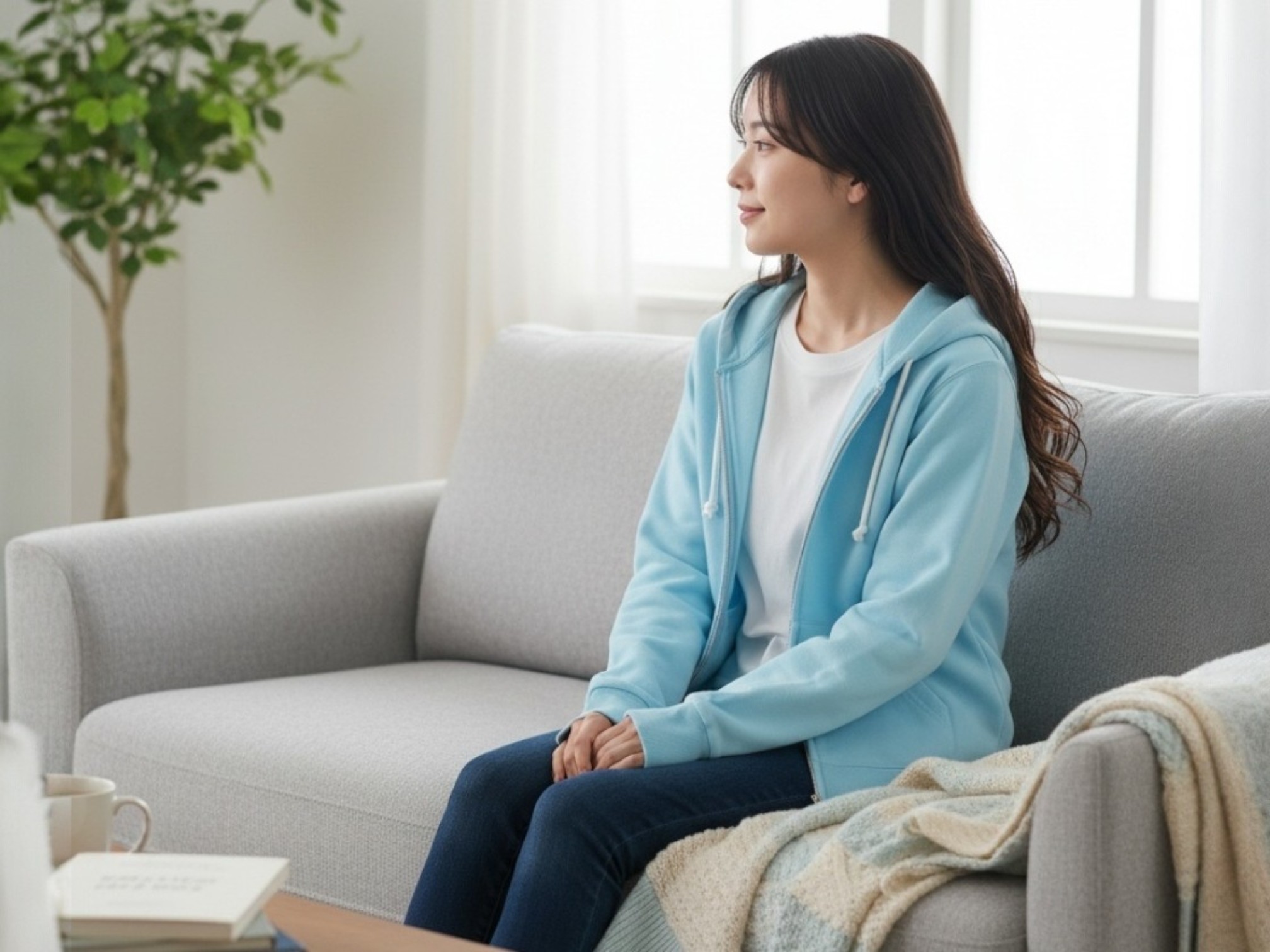 9.7オンススタンダードトレーナー（着用例）