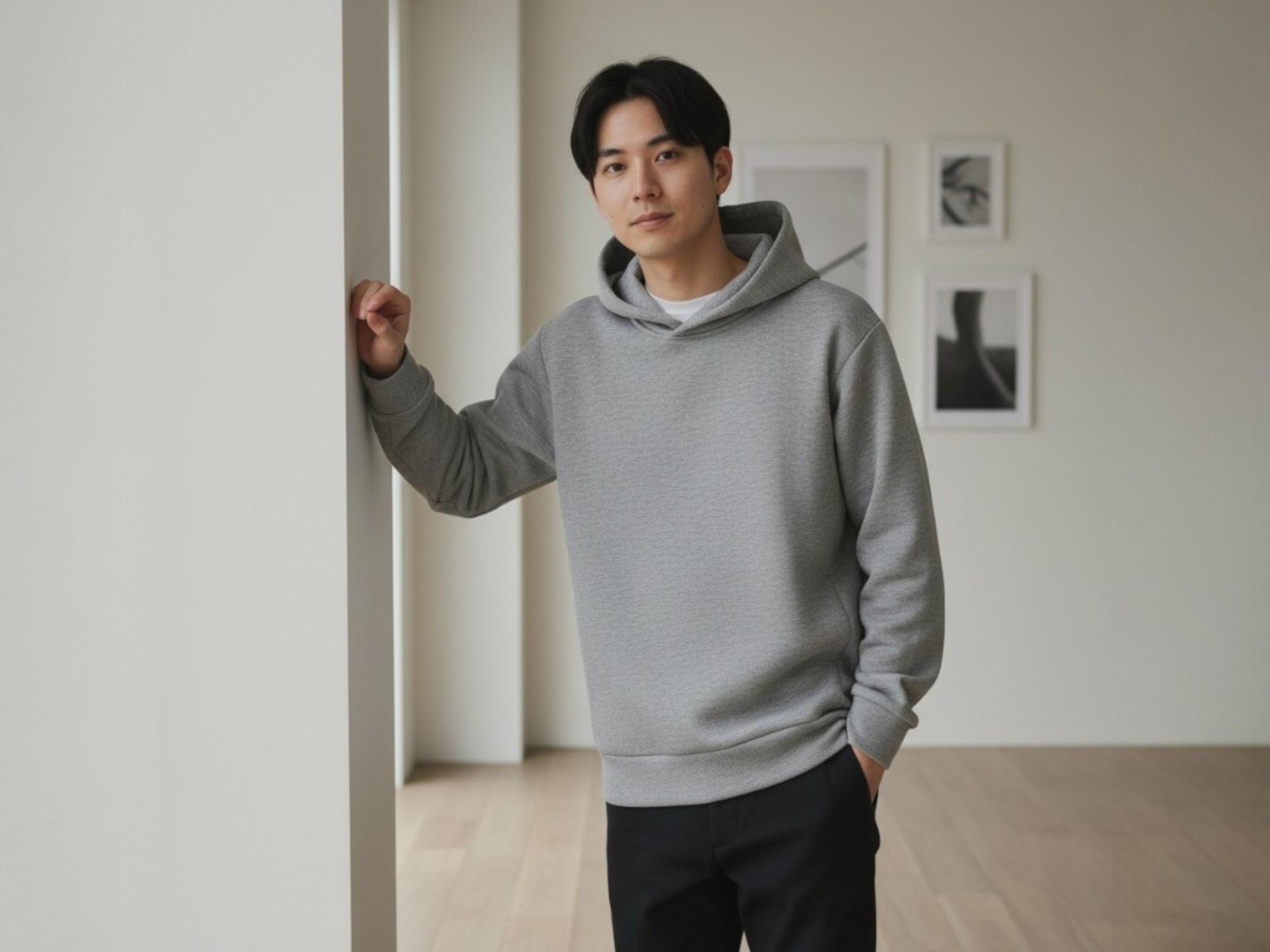 9.7オンススタンダードトレーナー（着用例）