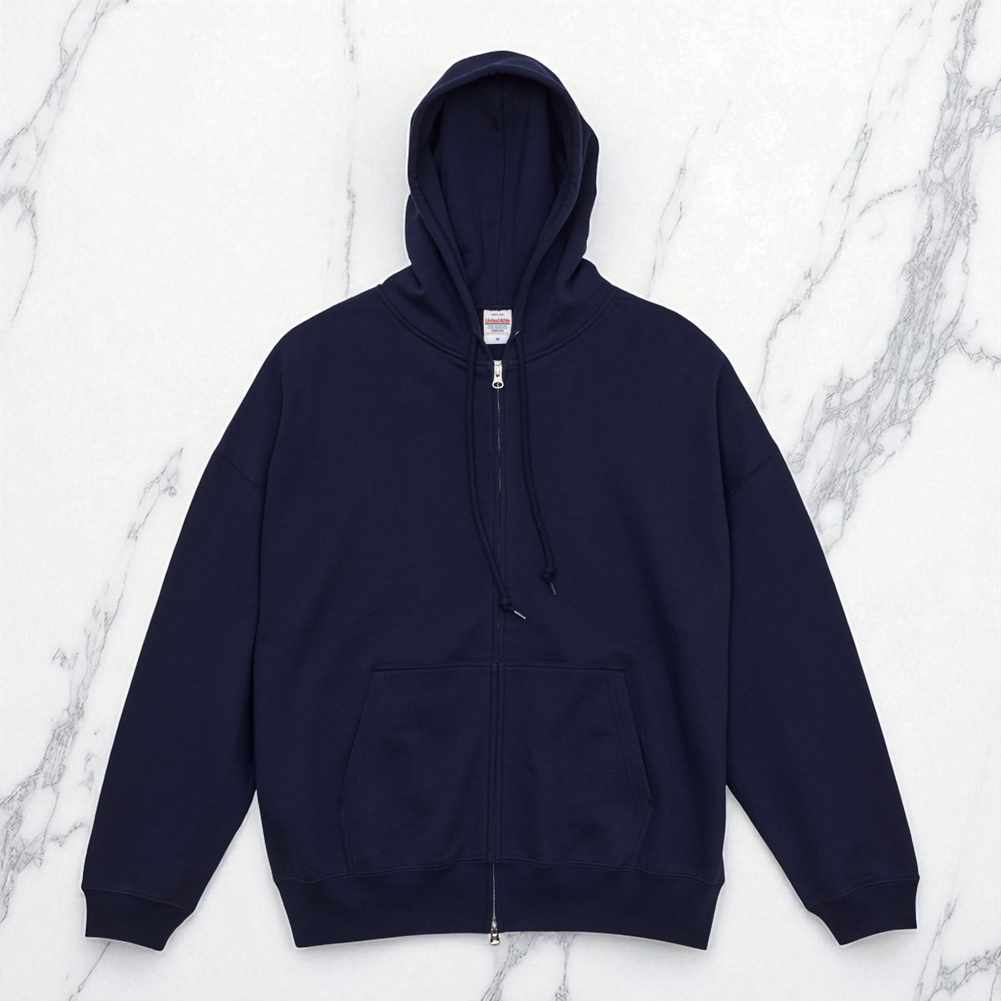 10.0オンス ビッグシルエット スウェット フルジップパーカ（裏パイル）