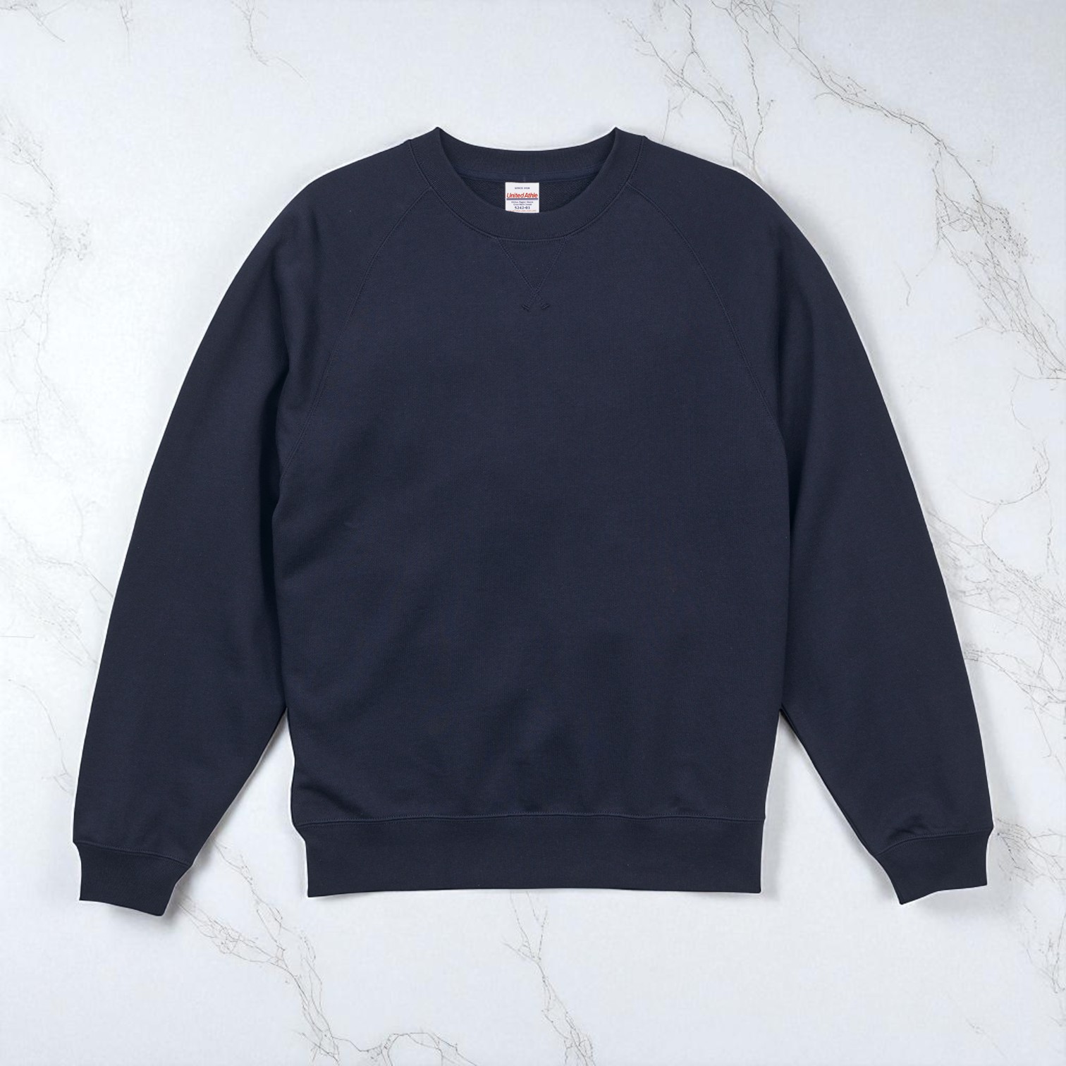 10.0オンス ラグランスリーブ クルーネック スウェット（裏パイル）