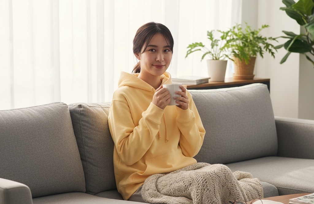 8.8オンス オーセンティック パイルスウェット プルオーバーパーカ（着用例）