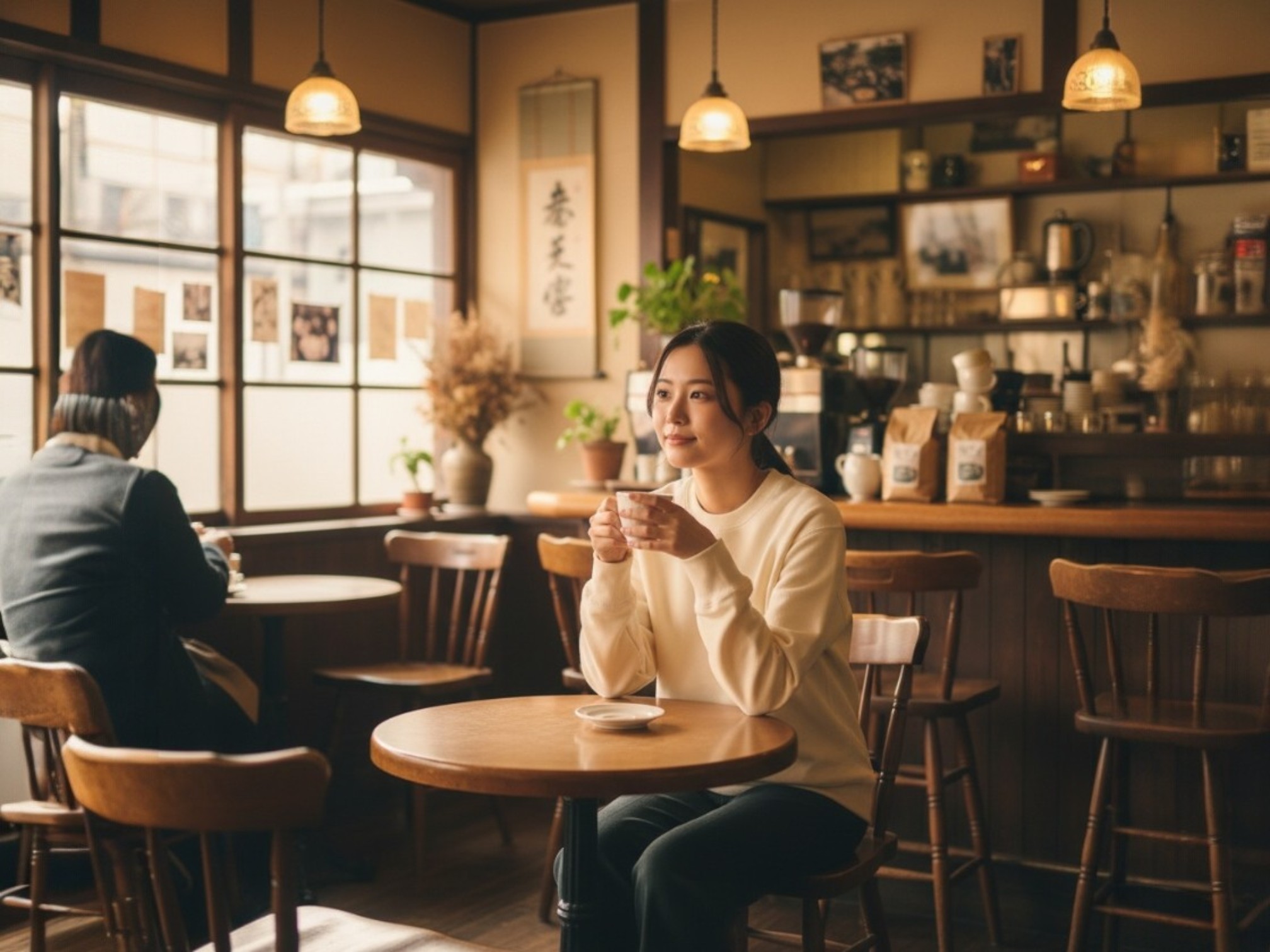 12.7オンス ヘヴィーウェイト クルーネック スウェット（裏パイル）（着用例）