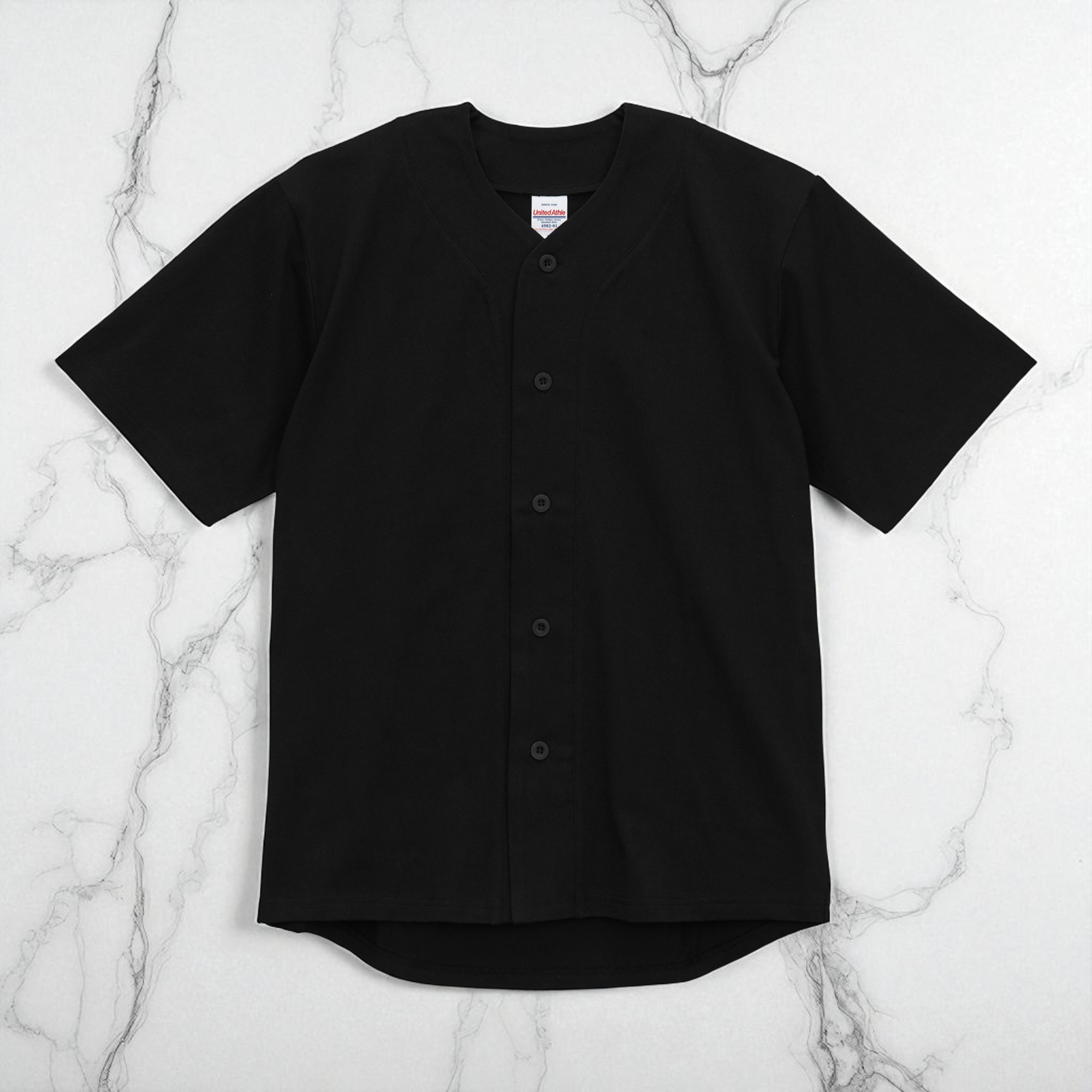 8.5オンス コットン ジャージー ベースボールシャツ