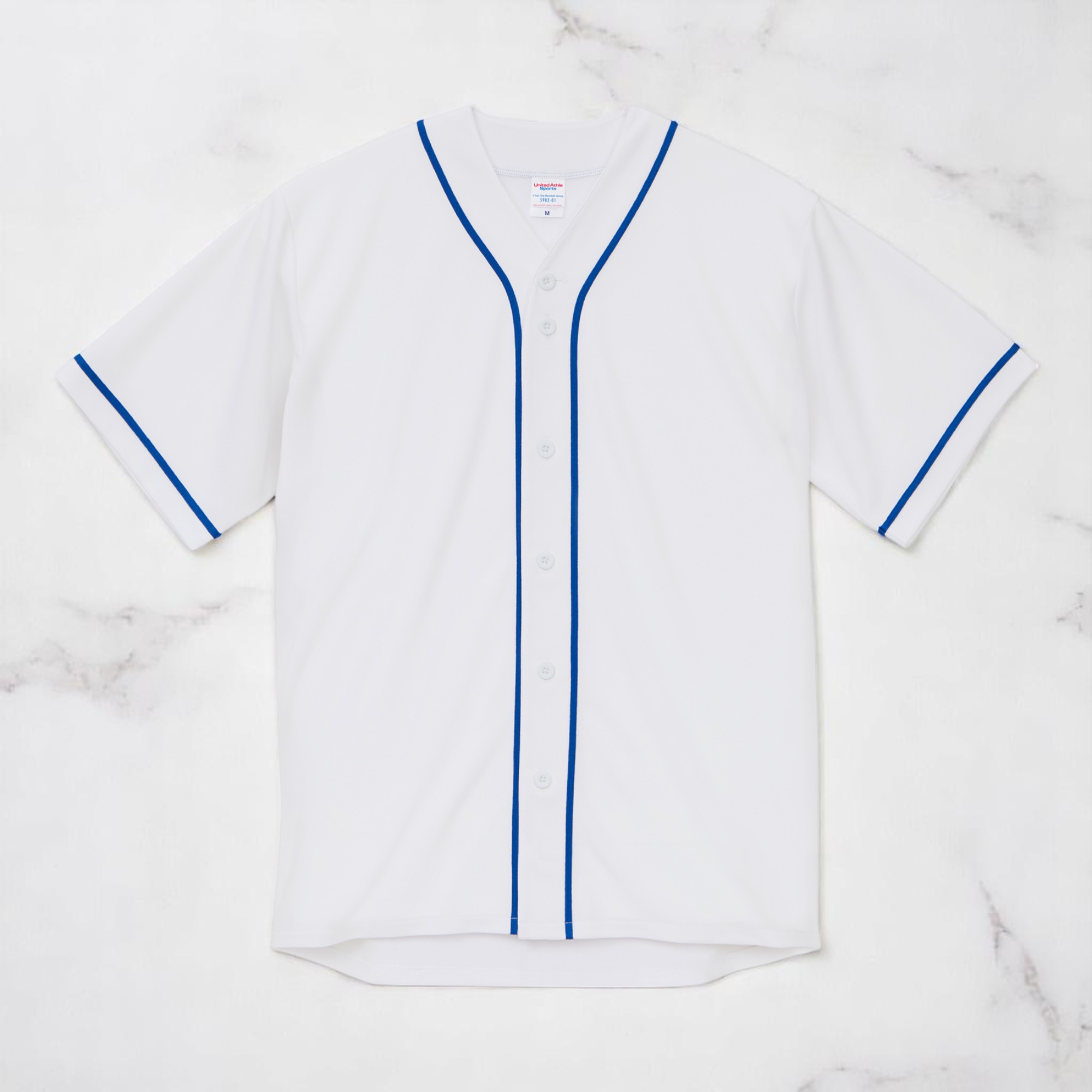 ホワイト/マリンブルー